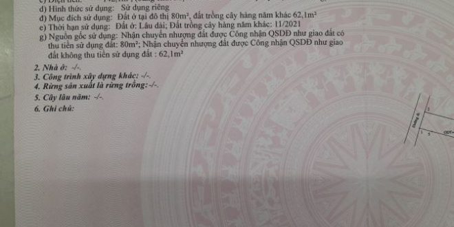 Cần bán nhanh đất thổ cư phường Trương Quang Trọng,  TP Quảng Ngãi