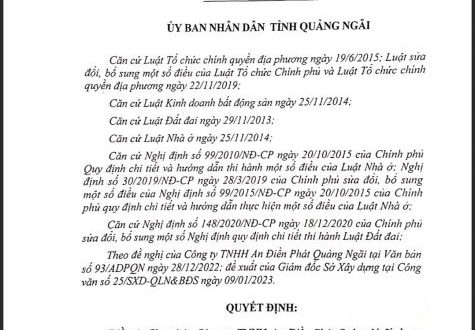Dự án An Điền Phát được phép chuyển nhượng quyền sử dụng đất, cơ hội đầu tư ngay lúc này!!