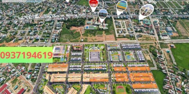 Mặt tiền kinh doanh đường Trương Quang Trọng đối diện khu Quảng Trường