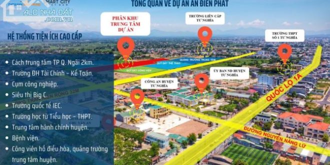 Bán đất nền dự án AN ĐIỀN PHÁT ngay quảng trường huyện Tư Nghĩa Quảng Ngãi