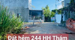 Bán lô đất 6,7x13m Hẻm 242, Hẻm Ô tô 07 chỗ đường Hoàng Hoa Thám, P. Quảng Phú