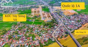 Chính chủ cần bán lô đất ngay trung tâm thị trấn Sông Vệ, sổ đỏ sẵn công chứng giá 780tr