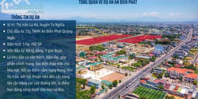 Đất nền giá rẻ An Điền Phát, TT La Hà, huyện Tư Nghĩa, Quảng Ngãi
