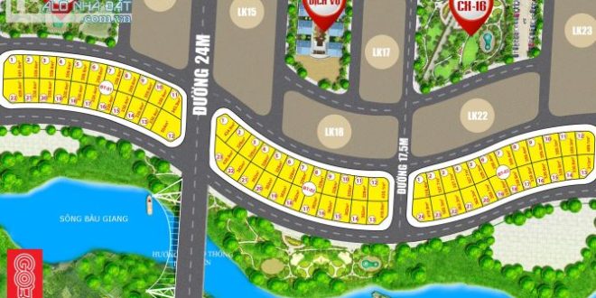 MỞ BÁN BIỆT THỰ VEN SÔNG BÀU GIANG , TP QUẢNG NGÃI