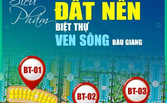Tin hot! Mở bán BIỆT THỰ ven sông Bàu Giang TP Quảng Ngãi