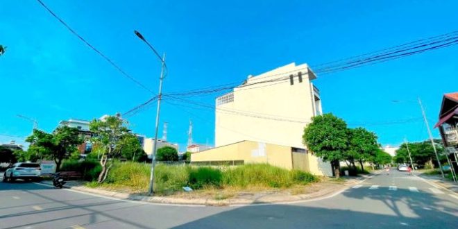 Bán lô góc 2 diện Tây Nam, Dt. 156m2 Khu dân cư Bàu Cả