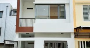 Bán nhà 3 tầng TTTP, 180m2 sàn sử dụng, mặt tiền đường nhựa 12m, Ô tô thông