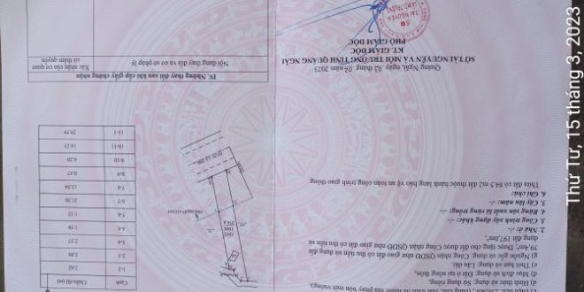 Cần bán gấp 1lô đất ở biển Mỹ Khê