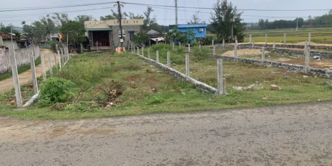 Cần bán nhanh lô đất Mặt tiền đường Dung Quất-Sa Huỳnh giá sụp nguồn