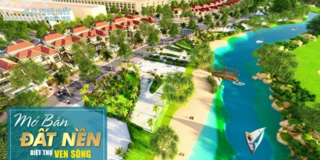 Đất biệt thự ven sông vị trí đắc địa, không gian sống xanh tại khu đô thị Phú Mỹ