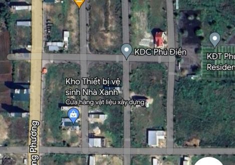Gia đình cần bán lô đất 5x22 KDC Phú Điền giá 8xx triệu
