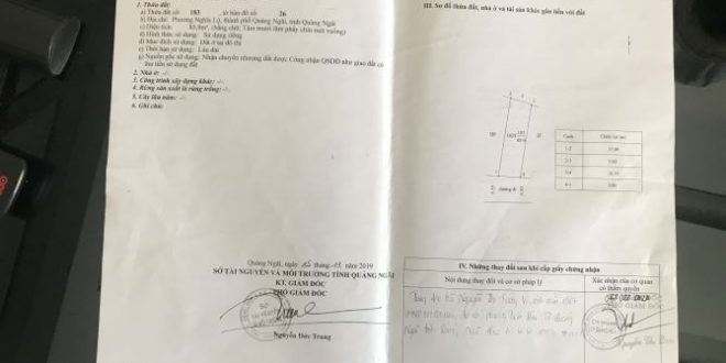 BÁN NHÀ HẺM 5m 101 NGUYỄN ĐÌNH CHIỀU TTTP QUẢNG NGÃI