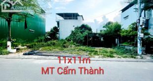Bán lô đất Biệt thự 11x11m, Hướng Đông Bắc, mặt tiền đường Cẩm Thành