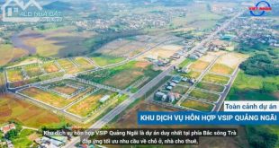VSIP Quảng Ngãi - Vị trí siêu đẹp gần sông