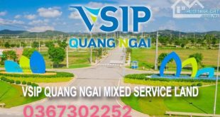 Đất nền dự án VSIP Quảng Ngãi giá chỉ 9xx/132m2