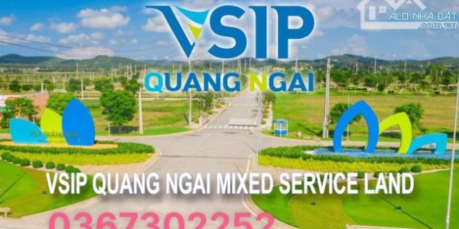Đất nền dự án VSIP Quảng Ngãi giá chỉ 9xx/132m2
