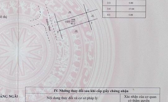 LÔ ĐẤT CỰC ĐẸP ĐƯỜNG NHỰA VEN ĐƯỜNG LÊ THÁNH TÔN CÁCH VINCOM 1km TTTP QUẢNG NGÃI