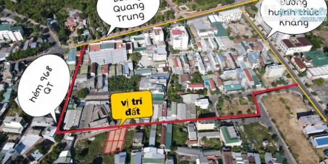 Bán đất hẻm Quang Trung đường thông thoáng 590tr