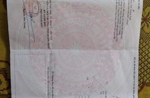 bán nhanh  lô đất ở xã bình thuận, bình sơn, quảng ngãi giá chỉ 2xxtr