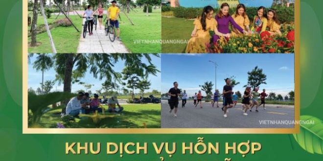 Bán đất liền kề tại Vsip Quảng Ngãi, thuận lợi kinh doanh và đầu tư dài hạn