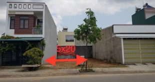 CẦN TIỀN BÁN NHANH LÔ ĐẤT MẶT TIỀN ĐƯỜNG SHOPHOUSE 20.5m