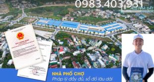 Mở bán ĐẤT NỀN - KIOT Phố Chợ Hàng Rượu mới. P.Trương Quang Trọng, Quảng Ngãi