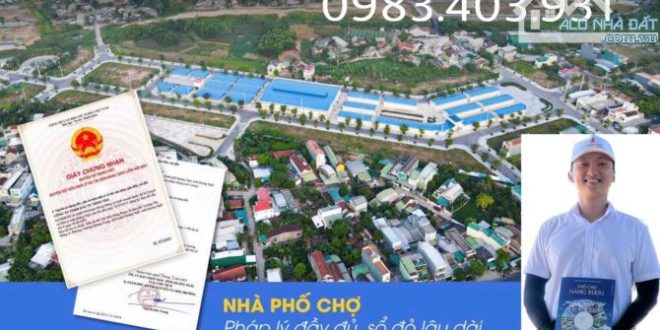 Mở bán ĐẤT NỀN - KIOT Phố Chợ Hàng Rượu mới. P.Trương Quang Trọng, Quảng Ngãi