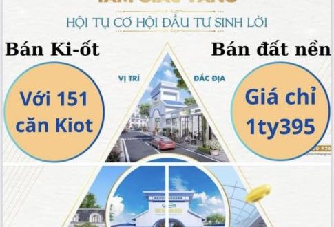 Bán đất mặt tiền kinh doanh giá gốc F0 1,367 tỷ của Dự án Phố Chợ Hàng Rượu
