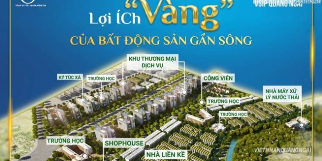 Bán lô CC ngay gần trường học, Chợ Tịnh Phong trong dự án cao cấp tiêu chuẩn Singapore