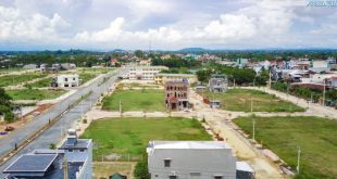 Cần chuyển nhượng lô A11 ngay trung tâm TT Sông Vệ - đã có sổ, 2 mặt tiền view công viên