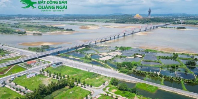 Bán đất dự án khu đô thị Phú An Khang ngay cầu Cổ Luỹ Quảng Ngãi giá rẻ 8 triệu/m2
