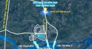 Chỉ từ 700 triệu ( NH hỗ trợ ) sở hữu ngay lô đất đẹp nhất dự án Khu Vsip Quảng Ngãi.