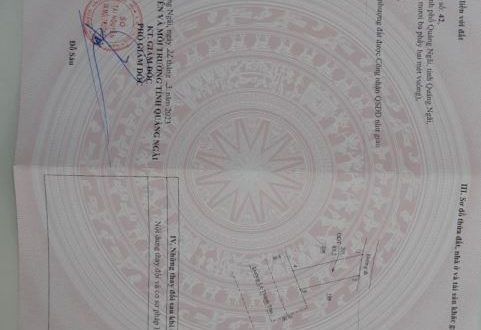 Bán nhà cấp 4 mặt tiền Lê Thánh Tôn TP Quảng Ngãi