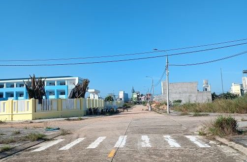 Lô góc 170m2 đường 15m, Nghĩa Phú-TP Quảng ngãi