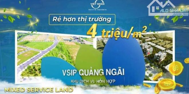 Bán đất nền dự án Khu đô thị Vsip Quảng Ngãi