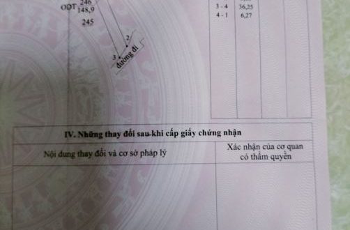LÔ ĐẤT HỘ KHẨU NGHĨA LỘ ĐƯỜNG Ô TÔ CHẠY GIÁ BÁN NHANH