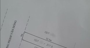 BÁN ĐẤT MẶT TIỀN ĐƯỜNG PHẠM VĂN ĐỒNG_TX ĐỨC PHỔ_  GẦN BV ĐẶNG THUỲ TRÂM _KHU DÂN TRÍ CAO