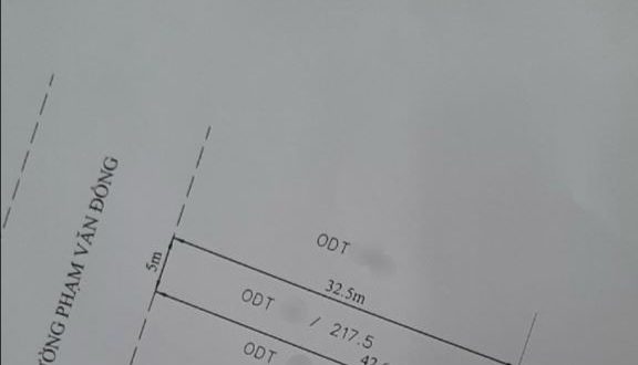 BÁN ĐẤT MẶT TIỀN ĐƯỜNG PHẠM VĂN ĐỒNG_TX ĐỨC PHỔ_  GẦN BV ĐẶNG THUỲ TRÂM _KHU DÂN TRÍ CAO