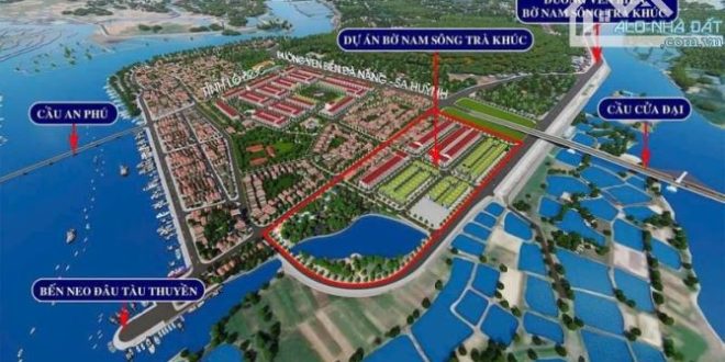 Bán 3 lô liền kề Phú ang khang đường ven biển chạy qua tp Quảng Ngãi