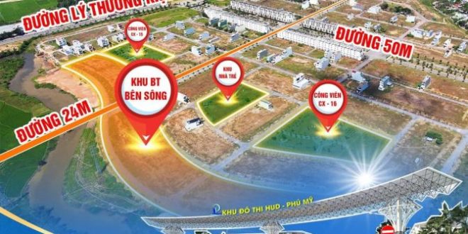 Bán 2 lô biệt thự liền kề view sông kdt Phú Mỹ giá rẻ đầu tư 660m2