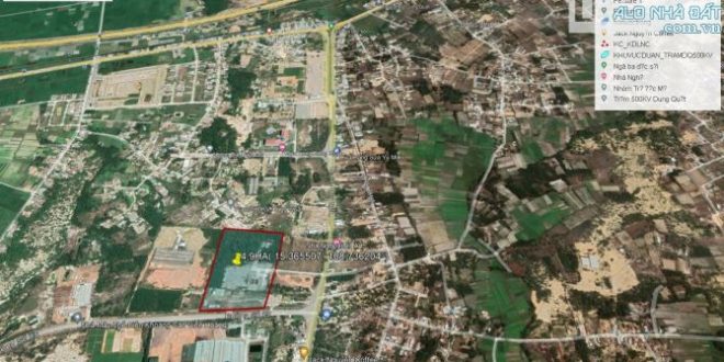 Bán DA 6,2 ha Ngã 3 Dốc Sỏi, huyện Bình Sơn, khu kinh tế Dung Quất
