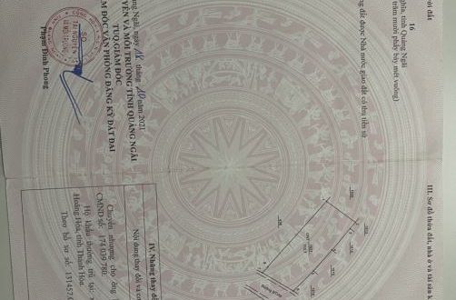Bán lô đất đẹp tại La Hà, Tư Nghĩa khu dân cư sầm uất.