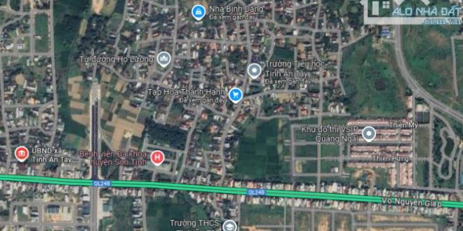 Cần tiền bán đất CộngHòa1 gần 6m ngang nở hậu cách bệnh viện Sơn Tịnh 500m giá rẻ