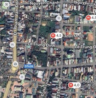 BÁN KHU ĐẤT GÓC NGÃ TƯ HƠN 600M2 ĐẤT Ở ĐÔ THỊ TẠI THỊ TRẤN CHỢ CHÙA