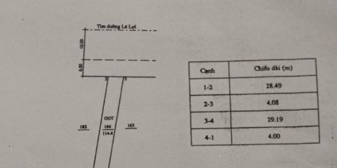 BÁN NHÀ MẶT TIỀN LÊ LỢI TP. QUẢNG NGÃI NGÀNG 8,2M DÀI 20M NỞ HẬU 10M