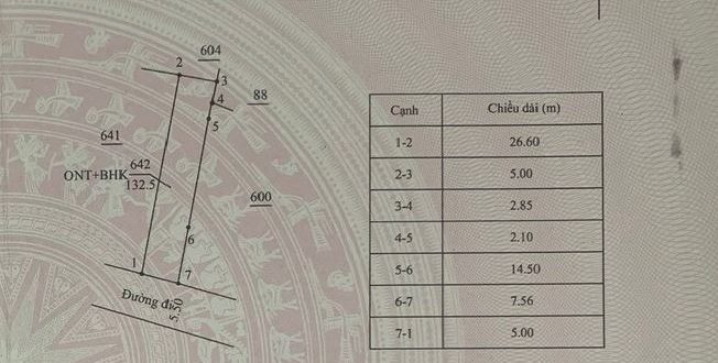 Bán đất mặt tiền đường chính thông chợ Gò, hướng Nam, Chính chủ không qua môi giới