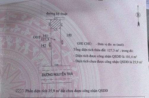Cần bán nhà 155 đường Nguyễn Trãi, Phường Nghĩa Lộ,  thành phố Quảng Ngãi