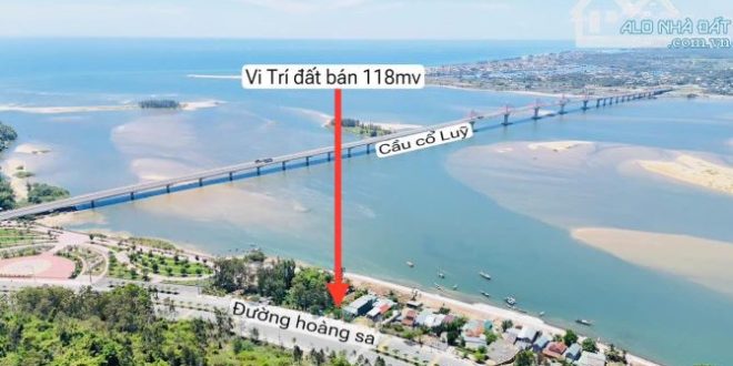 Mặt tiền Mỹ Trà Mỹ Khê đối diện KDL Chùa Minh Đức, 200m2(9m ngang) SHR, giá 2.x tỷ