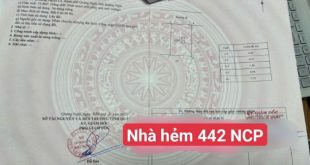 Bán nhà 2 tầng hẻm 442 Nguyễn Công Phương, P Nghĩa Lộ, Tp Quảng Ngãi