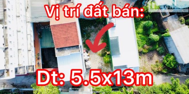 ☀️Bán đất HỘ KHẨU: Phường Trương Quang Trọng - Dt: 5.5x13m